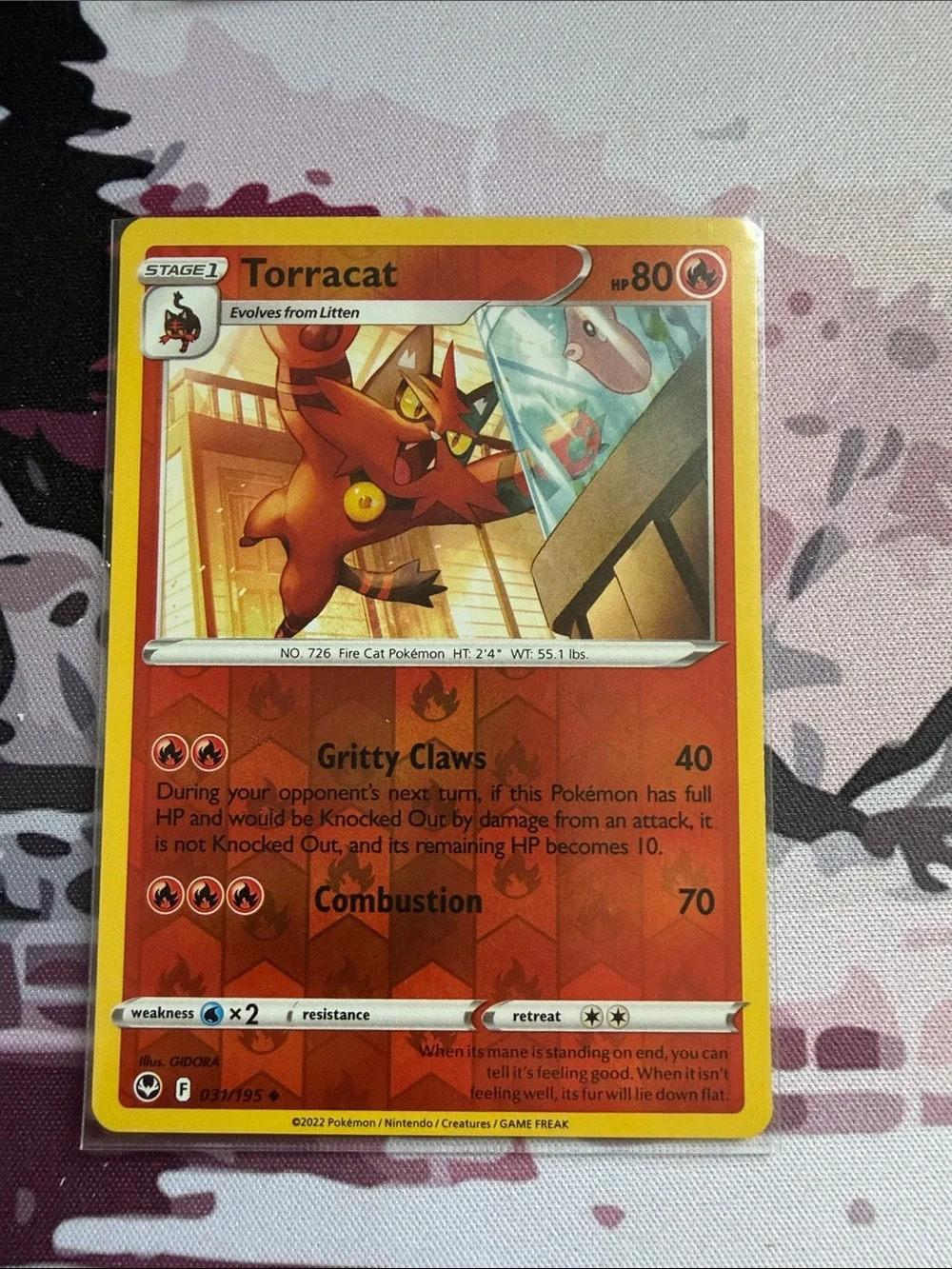Litten & Torracat Pokémon Evolution Reverse Holo Card Lot 🔥| 3 Cards ✨5/$25✨
